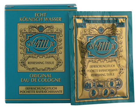 Eau de Cologne Wipes 10 Units