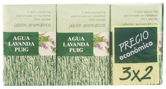 Lavender Water Soap Puig Pack 3X2