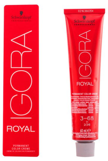 Royal Permanent Dye 3/68 Dark Chestnut brown red 60 ml