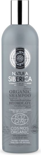 Organic Shampoo for Volume and Nutrition 400 ml