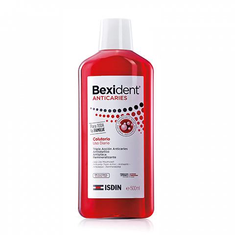 Pack Bexident Anticaries Mouthwash 500 ml + 1 piece