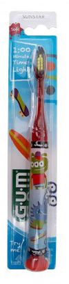 Children Soft Dental Floss brush with light