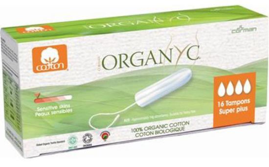 Tampons 100% Organic Cotton No Applicator 16 Units