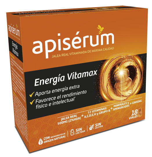 Apiserum Energia VitaMax 18 Vials