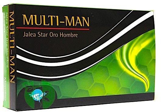 Multi Gold Star Jelly Man 20 Vials