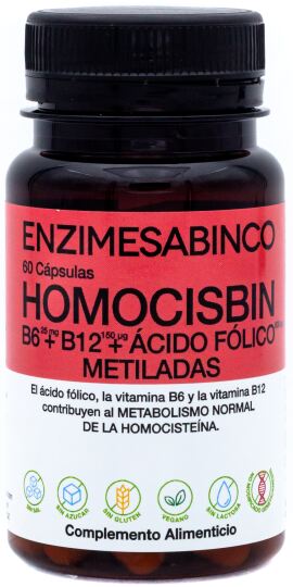 Complemento Vitamínico B6+B12+B9 60 cápsulas